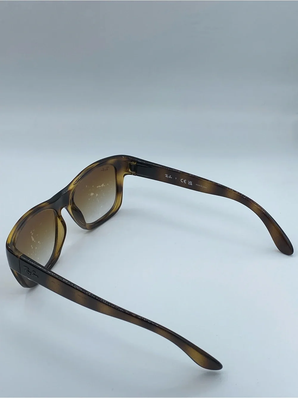 RayBan Tortoise Shell Sunglasses Brown Gradient Lense RB4195 710/85 53-17 140 2N